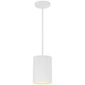 Access Lighting Pilson XL, Pendant, Matte White Finish, Steel 29006-MWH